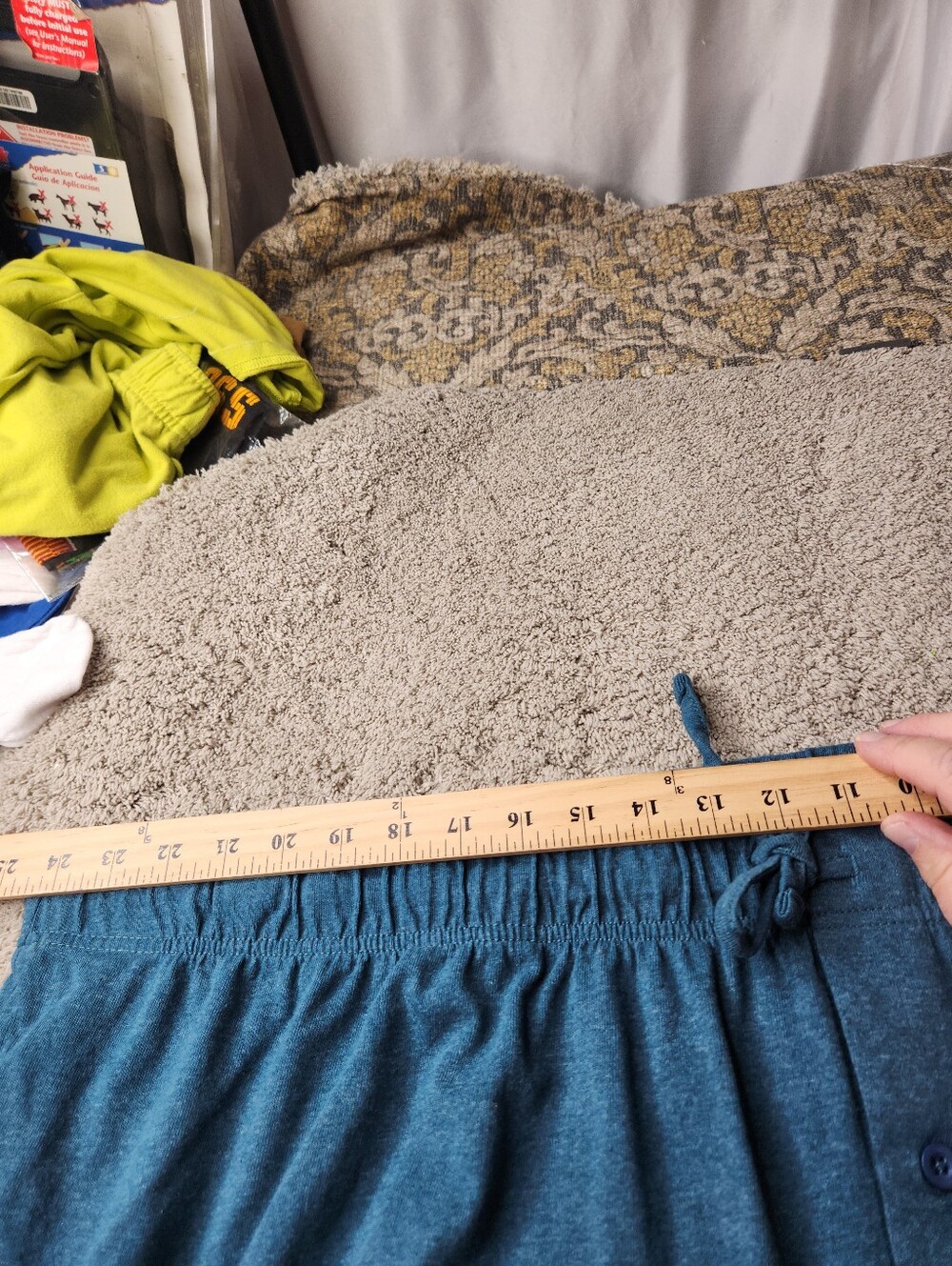 Men's Teal Sweatpants - Real Essentials - 5X - Picture 7 of 9